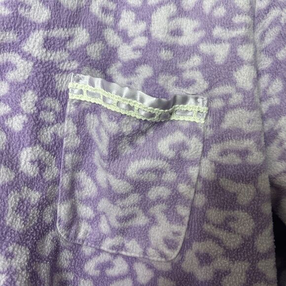 Great Northwest Clothing Company Sleepwear Medium Purple Fleece Pajama Set - Picture 7 of 7